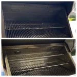 before and after of grill