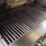 clean interior barbeque grill